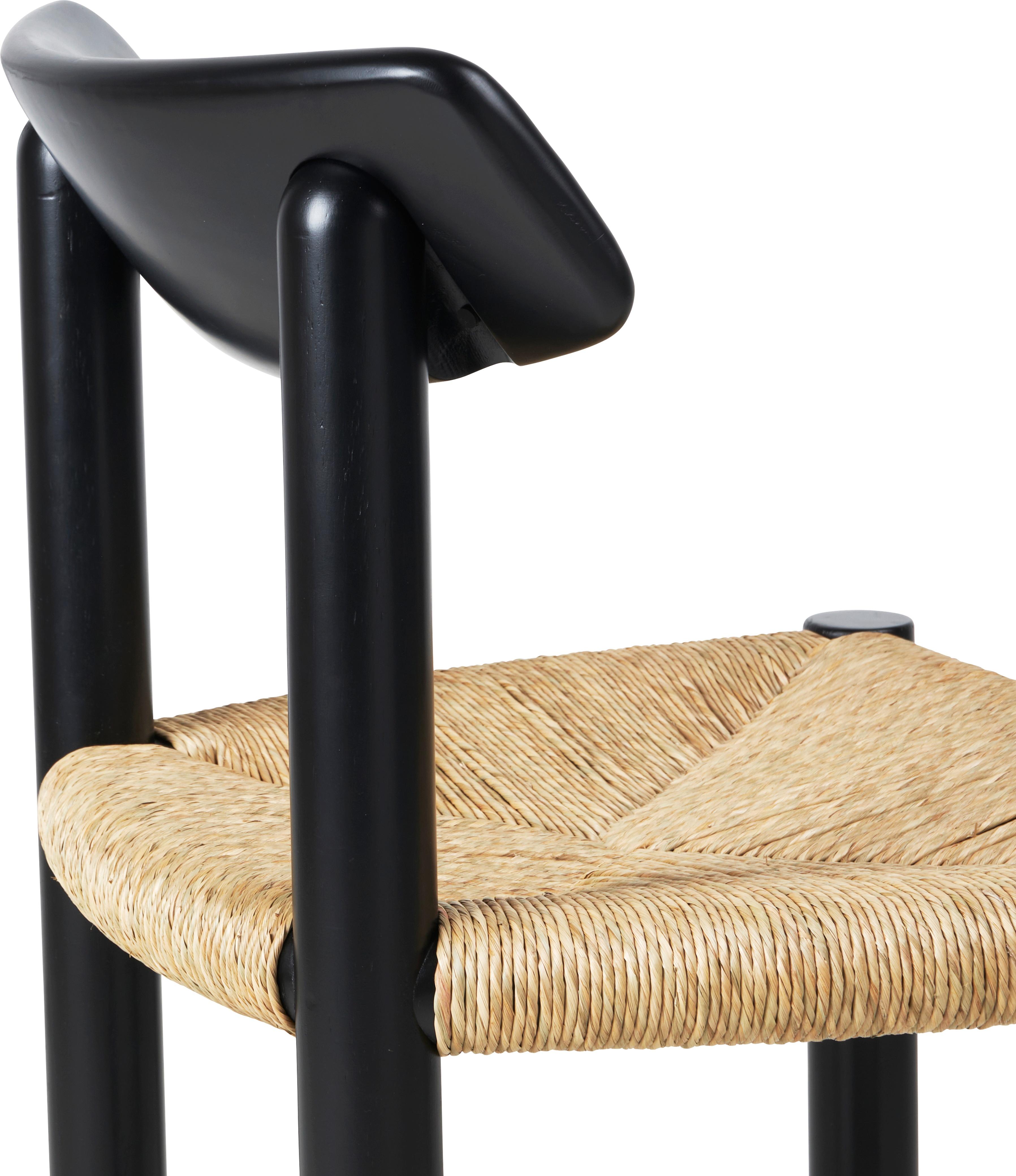 Danish GUBI Daumiller Side Chair Brown/Black by Rainer Daumiller For Sale