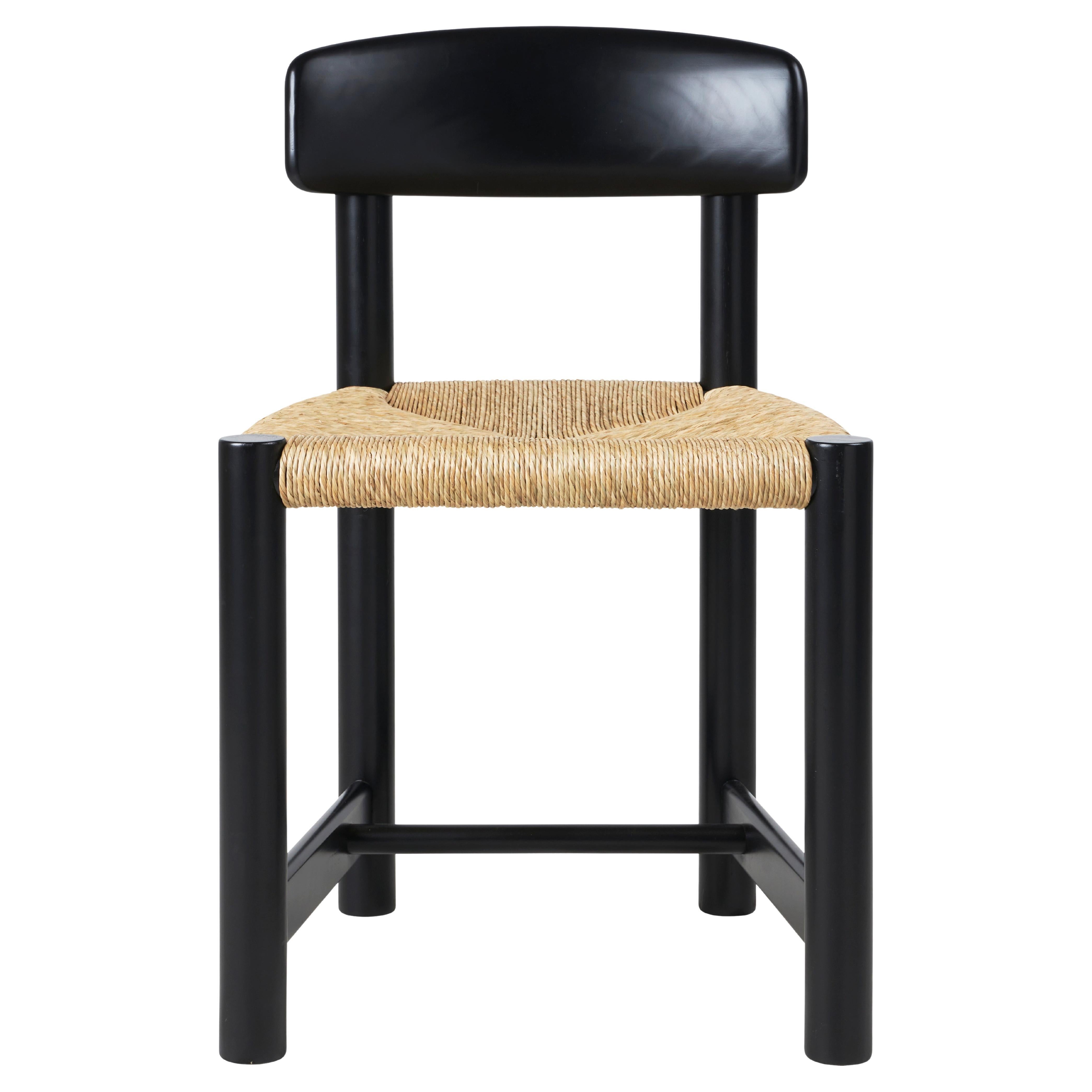 GUBI Daumiller Side Chair Brown/Black by Rainer Daumiller