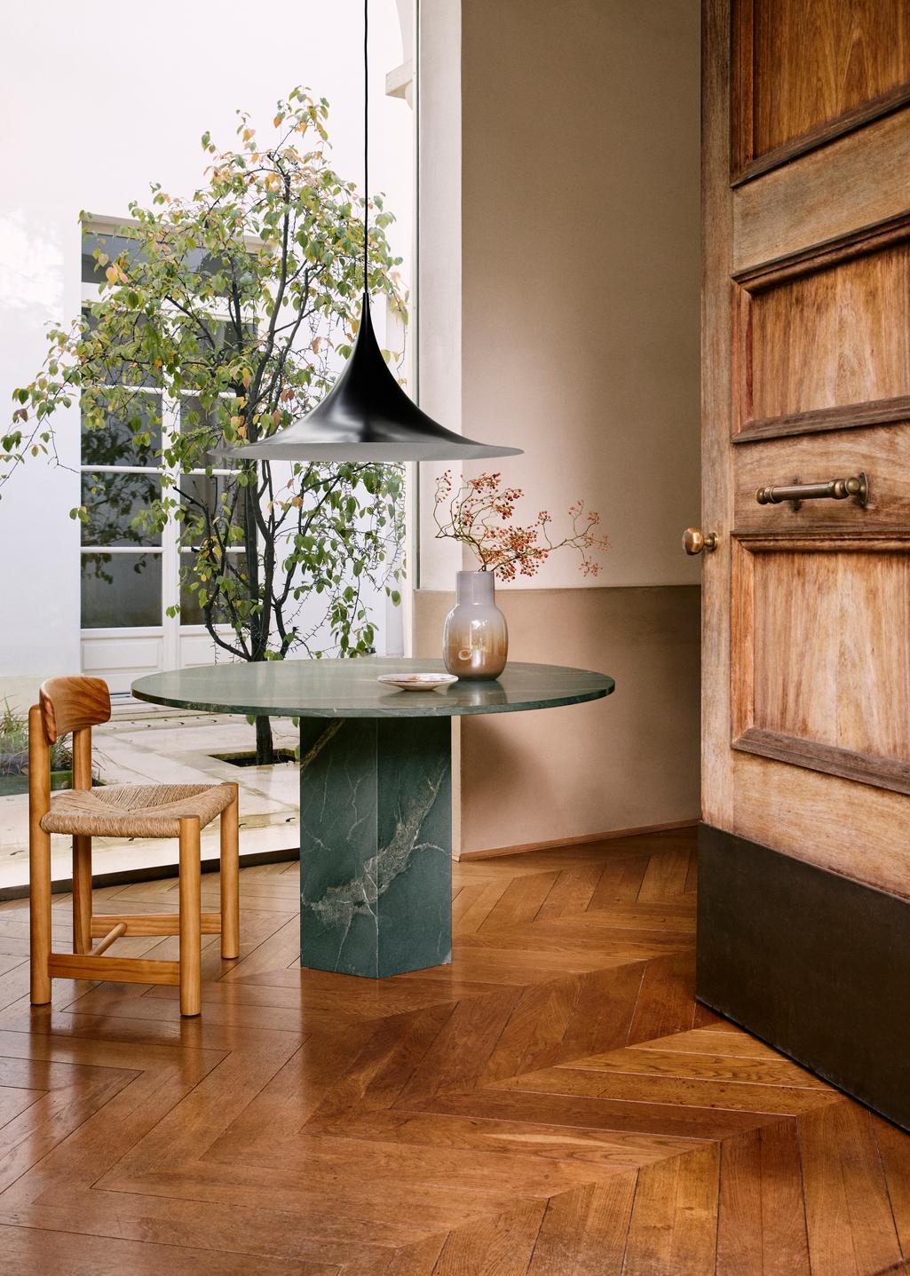 Wood GUBI Daumiller Side Chair Golden Pine by Rainer Daumiller For Sale
