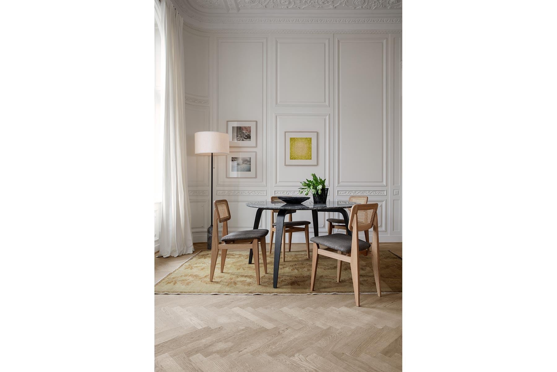 Gubi Dining Table, Elliptical, Lacquered Oak For Sale 4