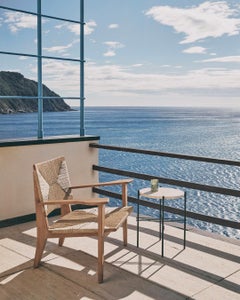 Gubi F-Chair Outdoor Lounge Chair by Marcel Gascoin