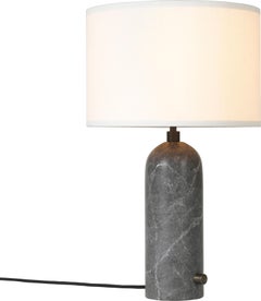 Gubi Gravity Lampada da Tavolo Grigio Marmo Bianco Paralume 49 cm by Space Copenhagen