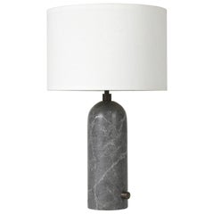 Gubi Gravity Lampada da Tavolo Grigio Marmo Bianco Paralume 49 cm by Space Copenhagen