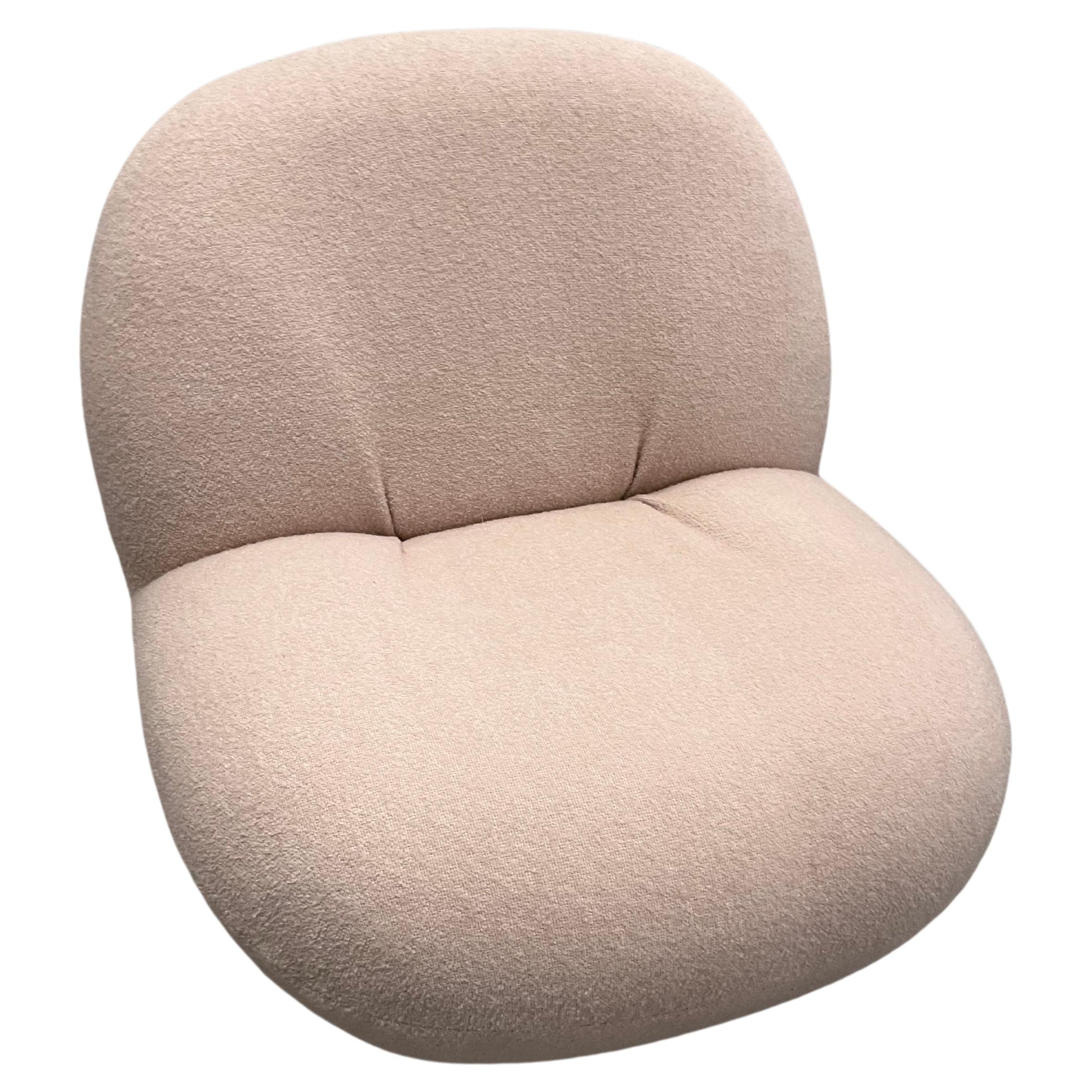 Gubi Light Pink Pacha Swivel Lounge Chair by Pierre Paulin in STOCK For Sale