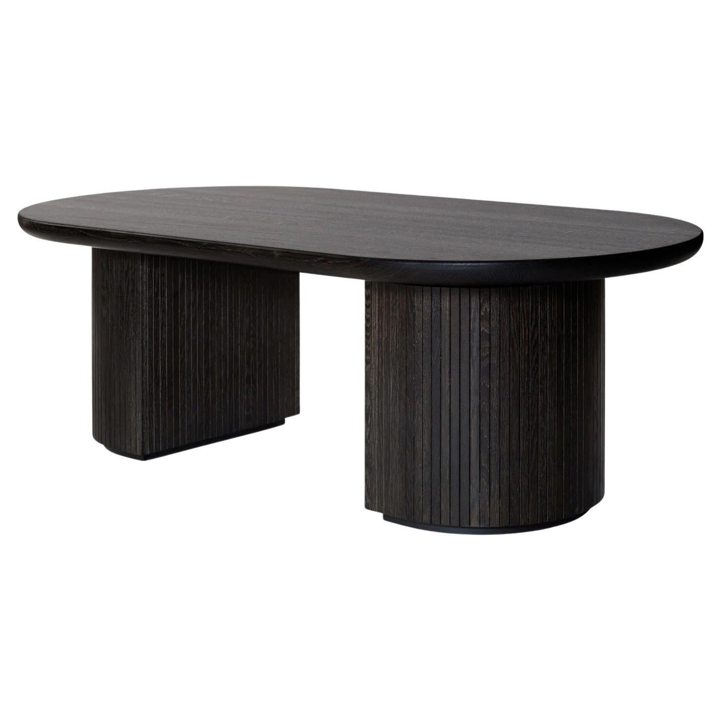Gubi Moon Solid Wood Dining Table by Space Copenhagen