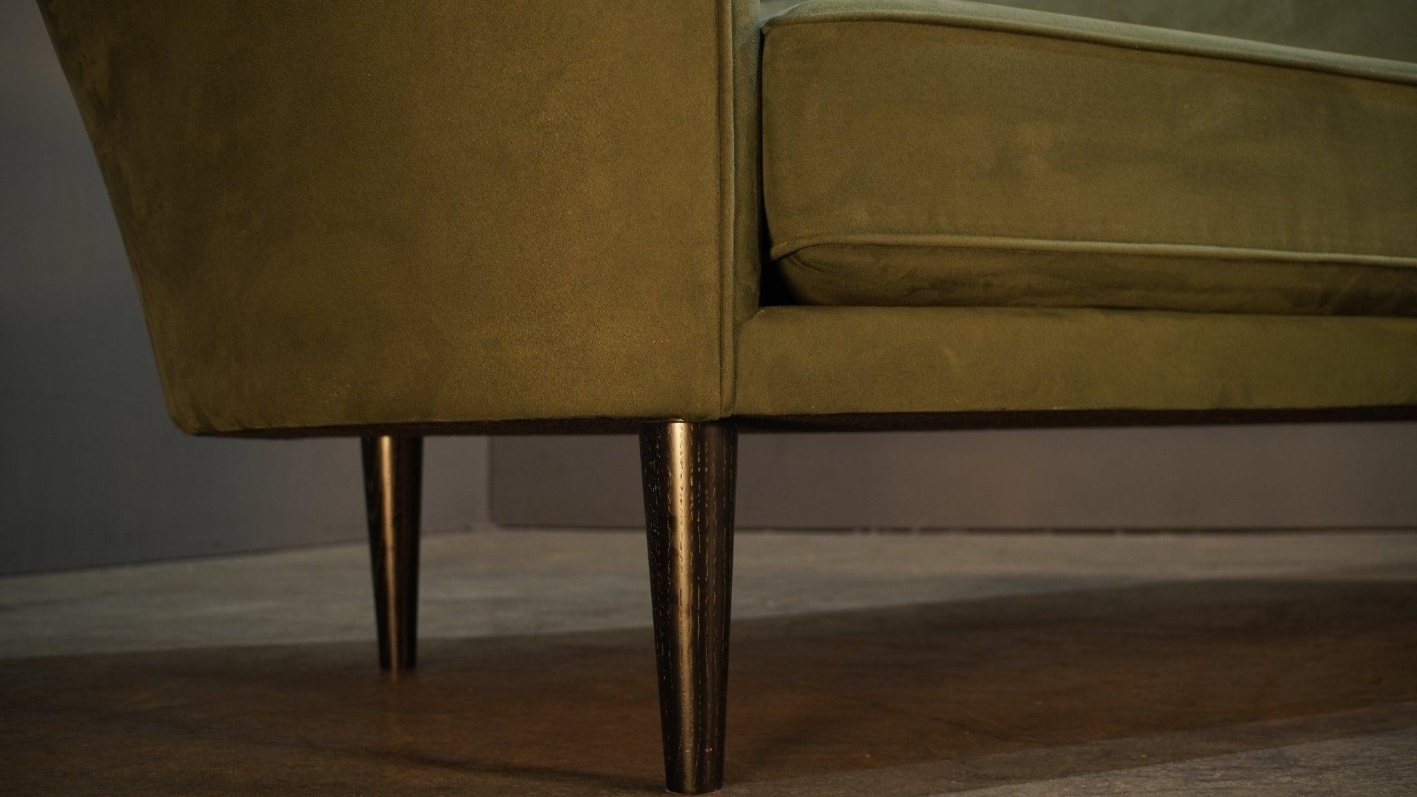 Gubi Olsen Grand Piano Green Velvet Sofa 2