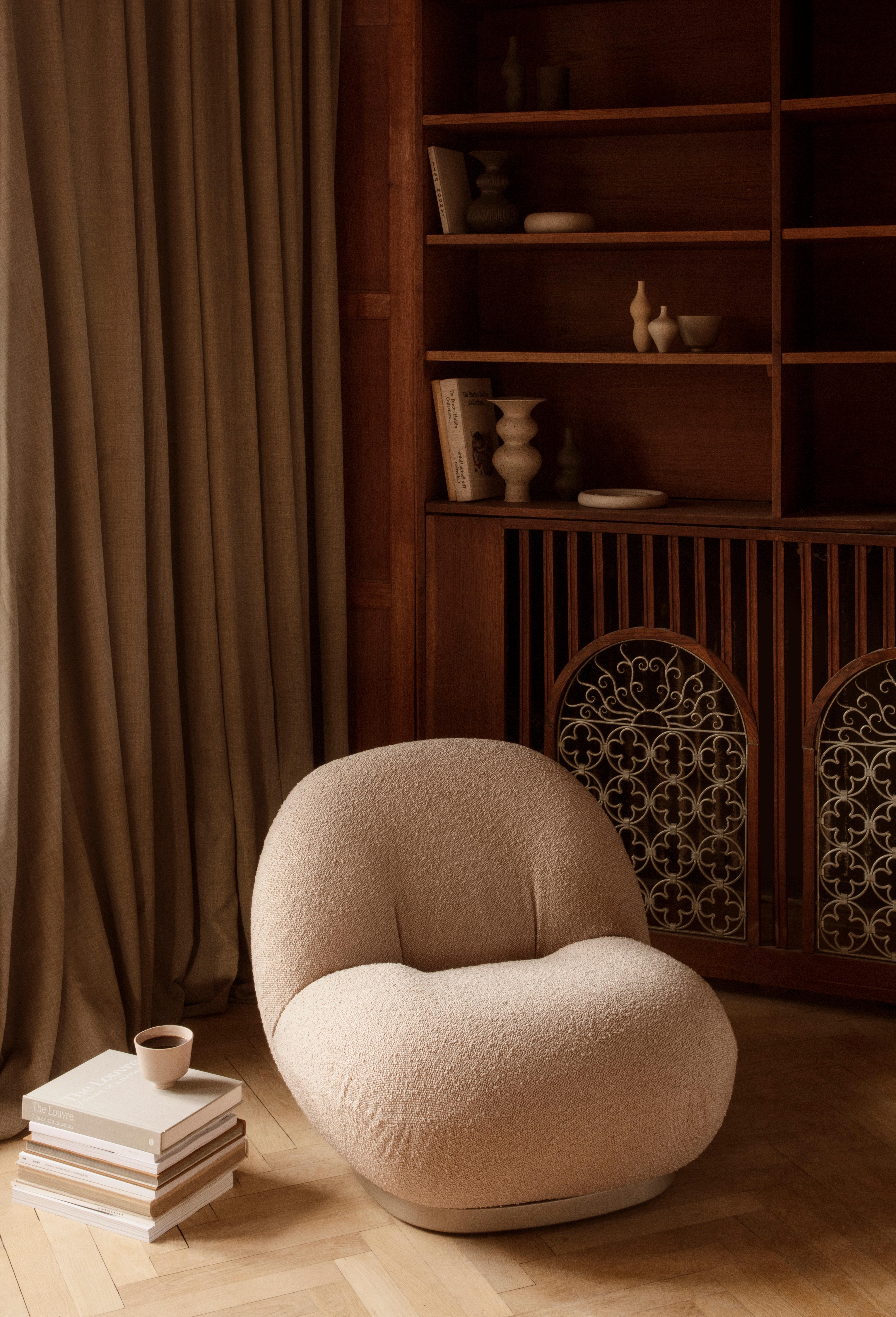Textile Gubi Pacha Lounge Armchair Designed by Pierre Paulin For Sale