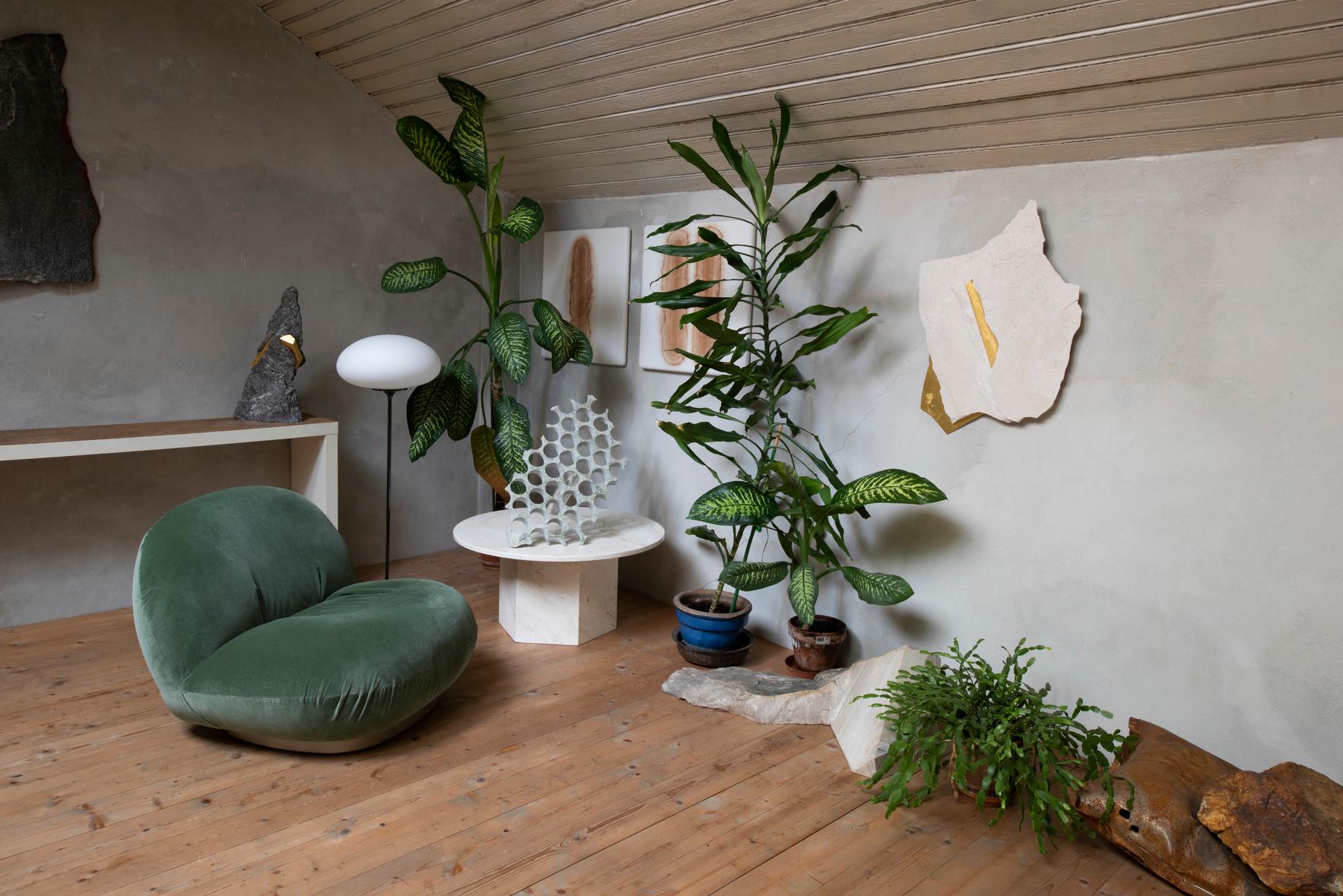 Silla giratoria Gubi Pacha Lounge Diseñada por Pierre Paulin en venta 3