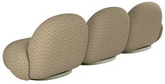 Gubi Pacha Outdoor 3-seater Modular Sofa with armrest by Pierre Paulin