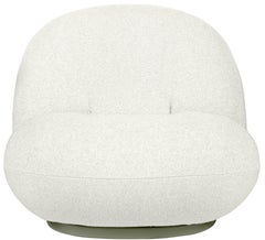 GUBI Pacha Outdoor Lounge Chair Libera 02 Moss Gray Swivel Base by Pierre Paulin