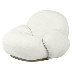 Gubi Pacha Outdoor Lounge Upholstered Chair With Armrest by Pierre Paulin