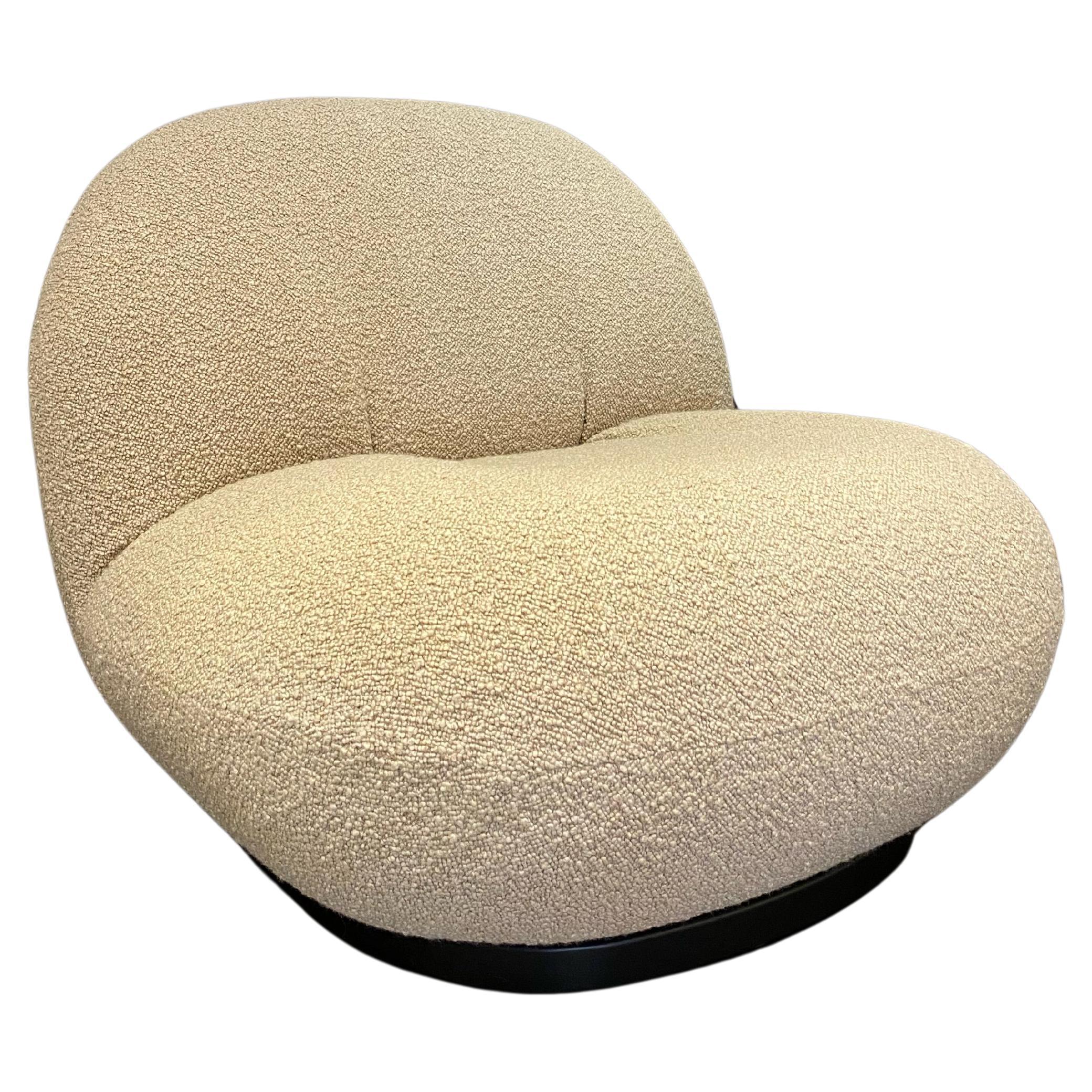 Gubi Pacha Swivel Lounge Chair by Pierre Paulin in STOCK For Sale