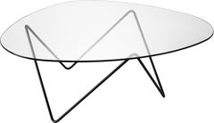 GUBI Pedrera Coffee Table Black Base by Cosini & Ruiz Millet