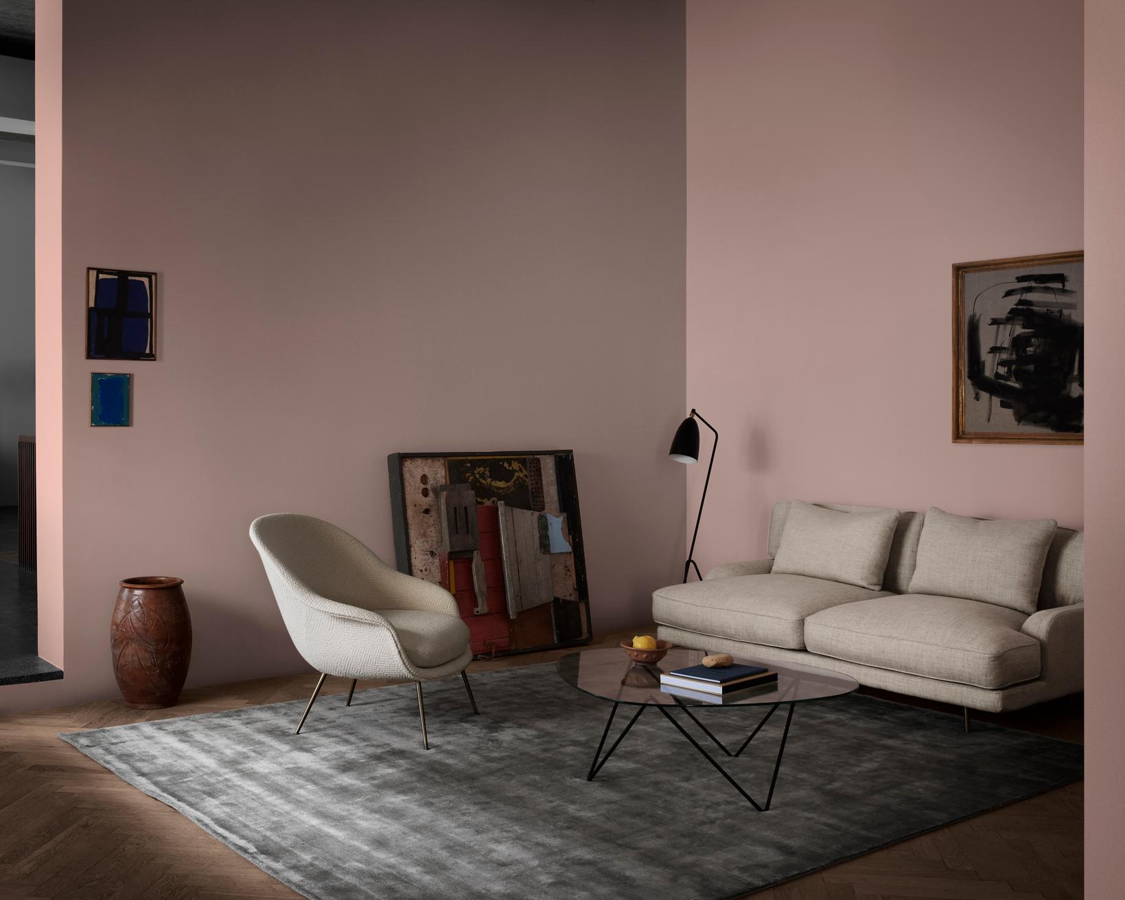 Mesa de centro GUBI Pedrera Base Negra by Cosini & Ruiz Millet Vidrio en venta