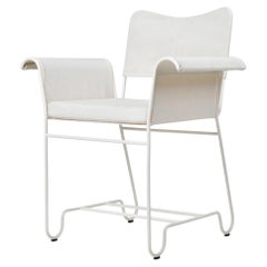 Gubi Tropique Outdoor Armchair in White Base, Limonata White by Mathieu Matégot