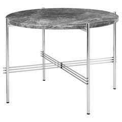 Gubi TS Table Coﬀee en acier poli - ronde, Ø55 by GamFratesi
