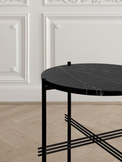 Gubi TS Coﬀee Table in Polished Steel- Round, Ø40 by GamFratesi