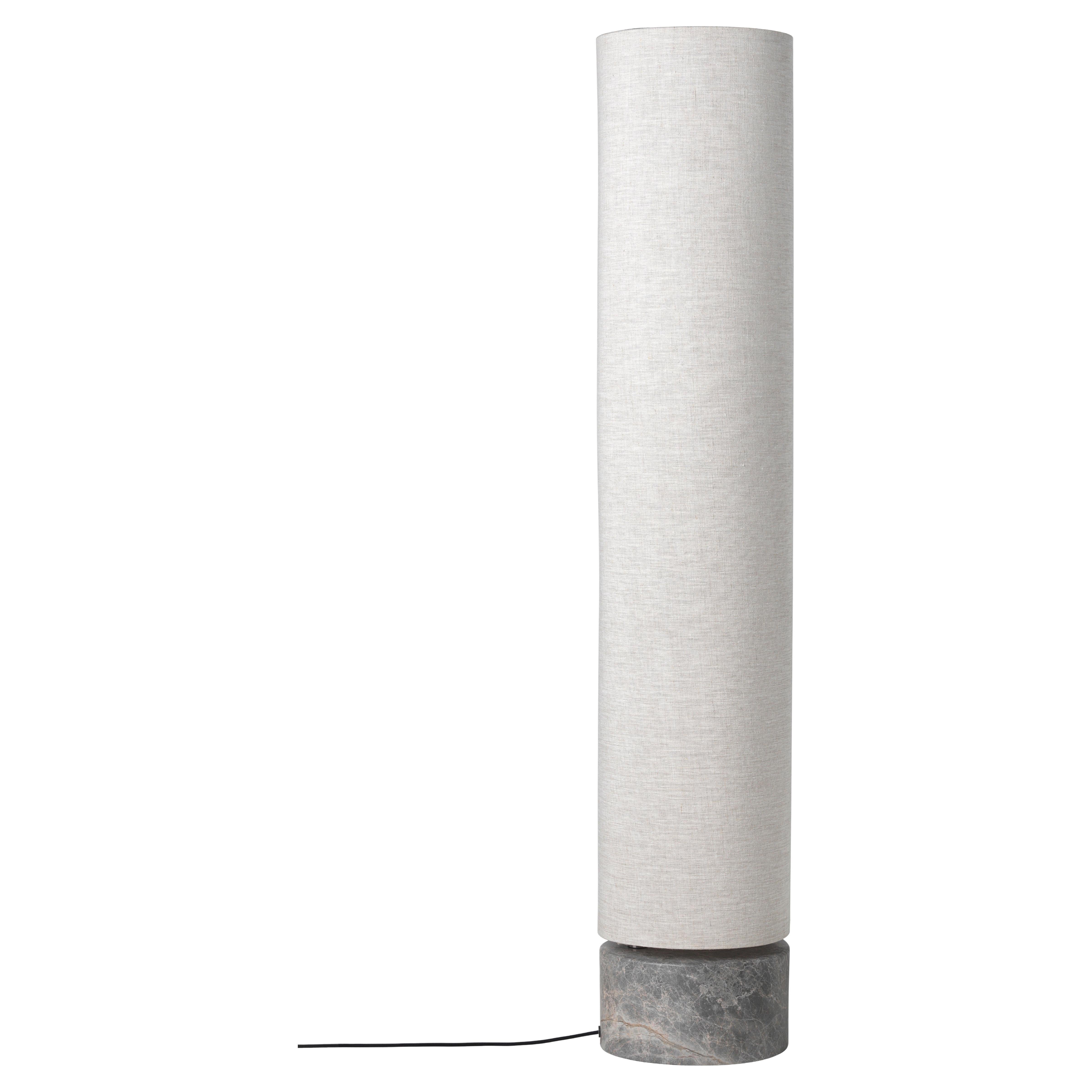 GUBI Unbound Floor Lamp Canvas Shade by Space Copenhagen