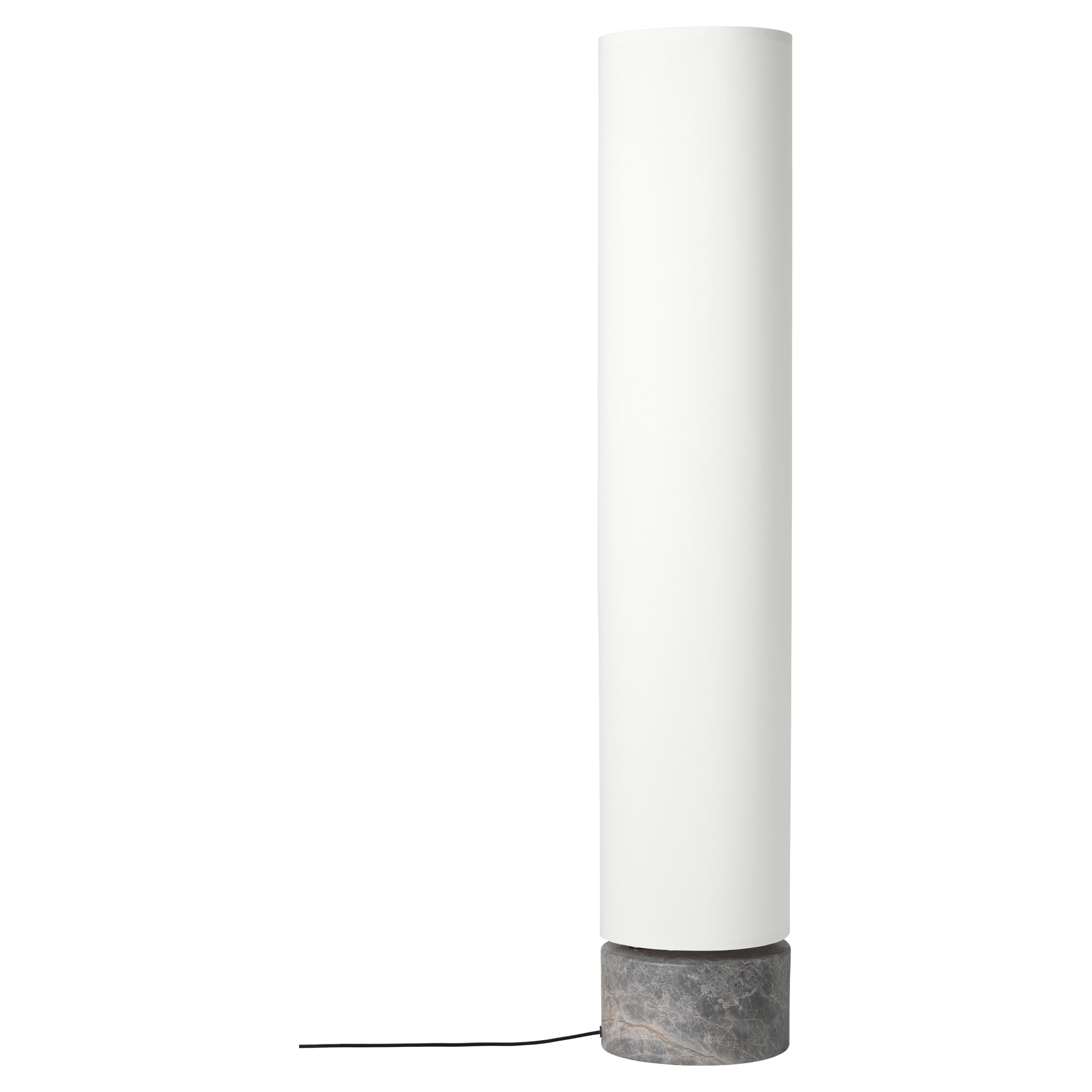 GUBI Unbound Floor Lamp White Shade by Space Copenhagen