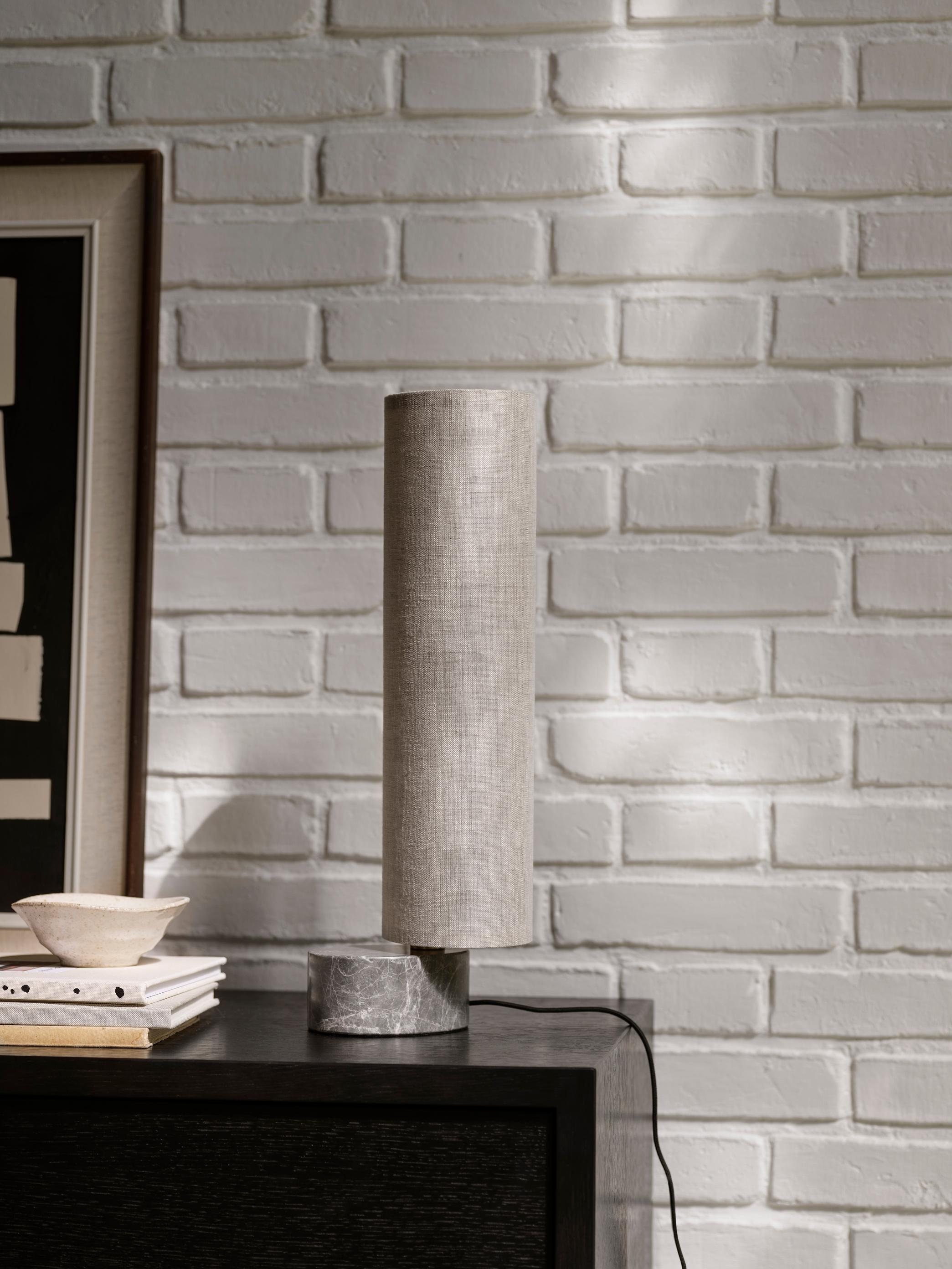 GUBI Unbound Table Lamp Canvas Shade by Space Copenhagen In New Condition For Sale In New York, NY