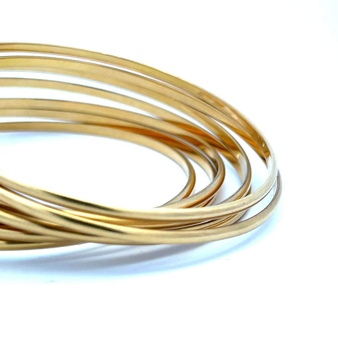 Gucci - Bracelet en or jaune 18 carats avec diamants ronds et brillants de 0,35 carat en vente 3