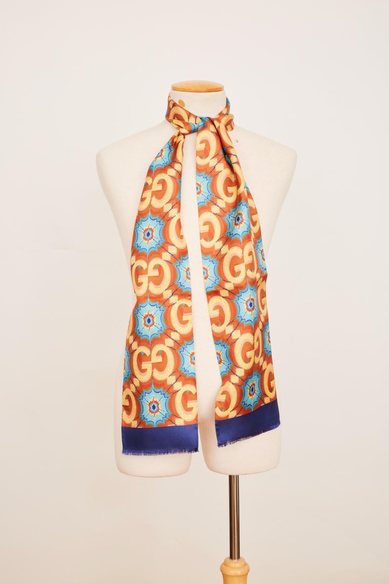 Gucci 100th Anniversary Limited Edition Scarf (692032) at 1stDibs  