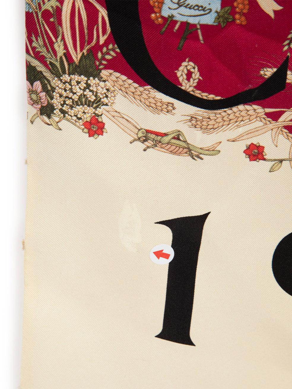 Gucci 100th Anniversary Limited Edition Scarf In Good Condition In London, GB