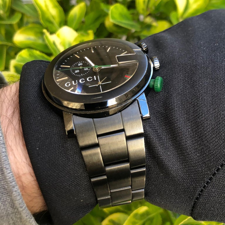 Gucci 101M Gucci G Chrono Chronograph Black PVD Men