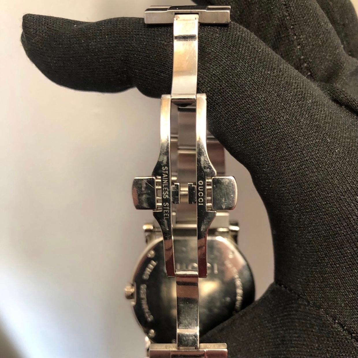 Gucci 101M Men's Watch Day Date White Face For Sale 1