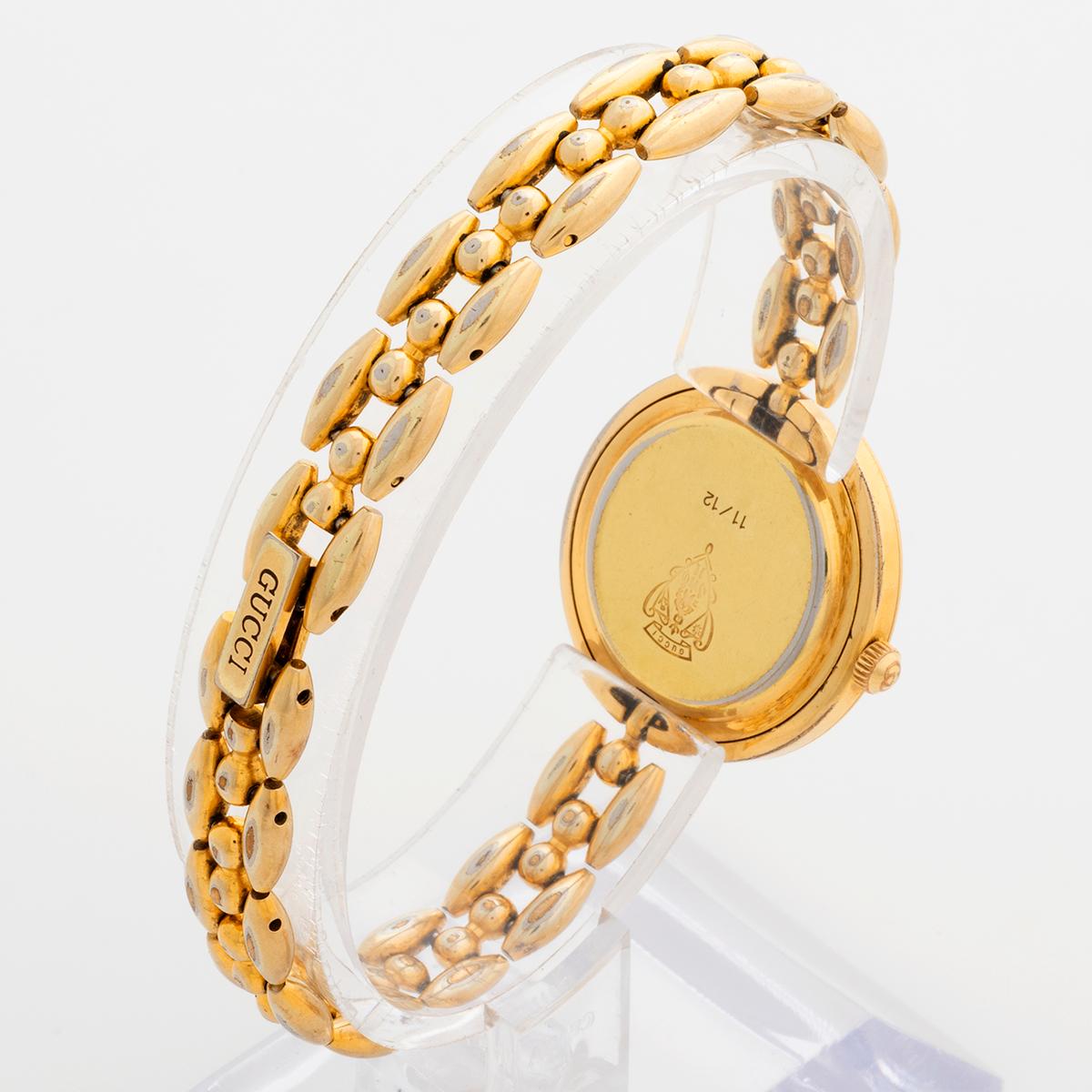 Gucci 11.12 Interchangeable Bezel Ladies Wristwatch. Gold Plated. 170mm Bracelet 1