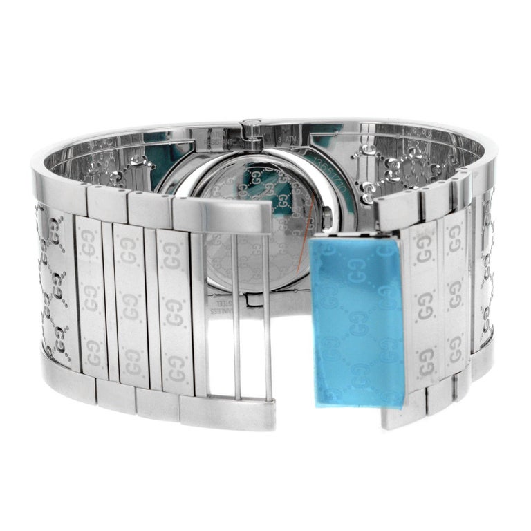Gucci Twirl Diamond Stainless Steel Women’s Watch YA112415 with Box Gucci Women main image 3