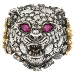 Anillo Gucci de Diamantes "Le Marché des Merveilles" de 1,50 ct