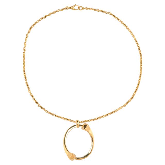 Gucci 18 karat gold necklace Clearance
