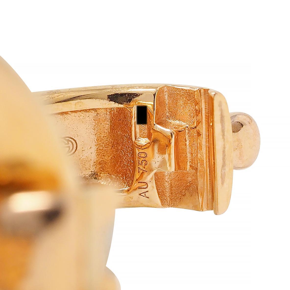 Gucci 18 Karat Rose Gold Vintage Horsebit Link Bracelet For Sale 7
