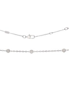 Gucci 18 Karat White Burnished Gold Icon Necklace 228420J85408131