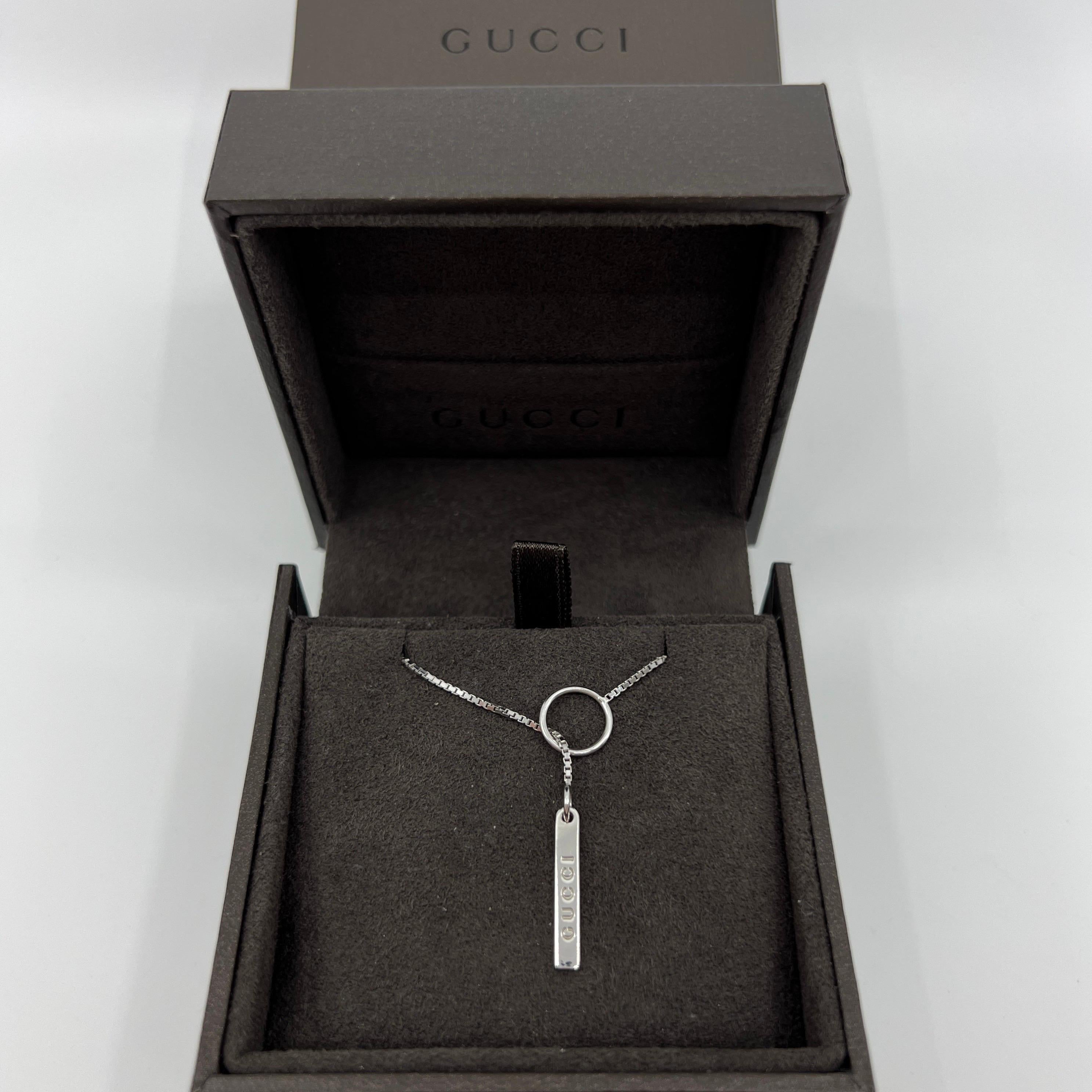 gucci lariat necklace