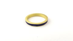 Anello Gucci in oro giallo 18 carati e smalto