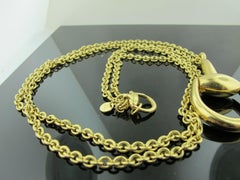 Gucci 18 Karat Yellow Gold Horse Bit Necklace