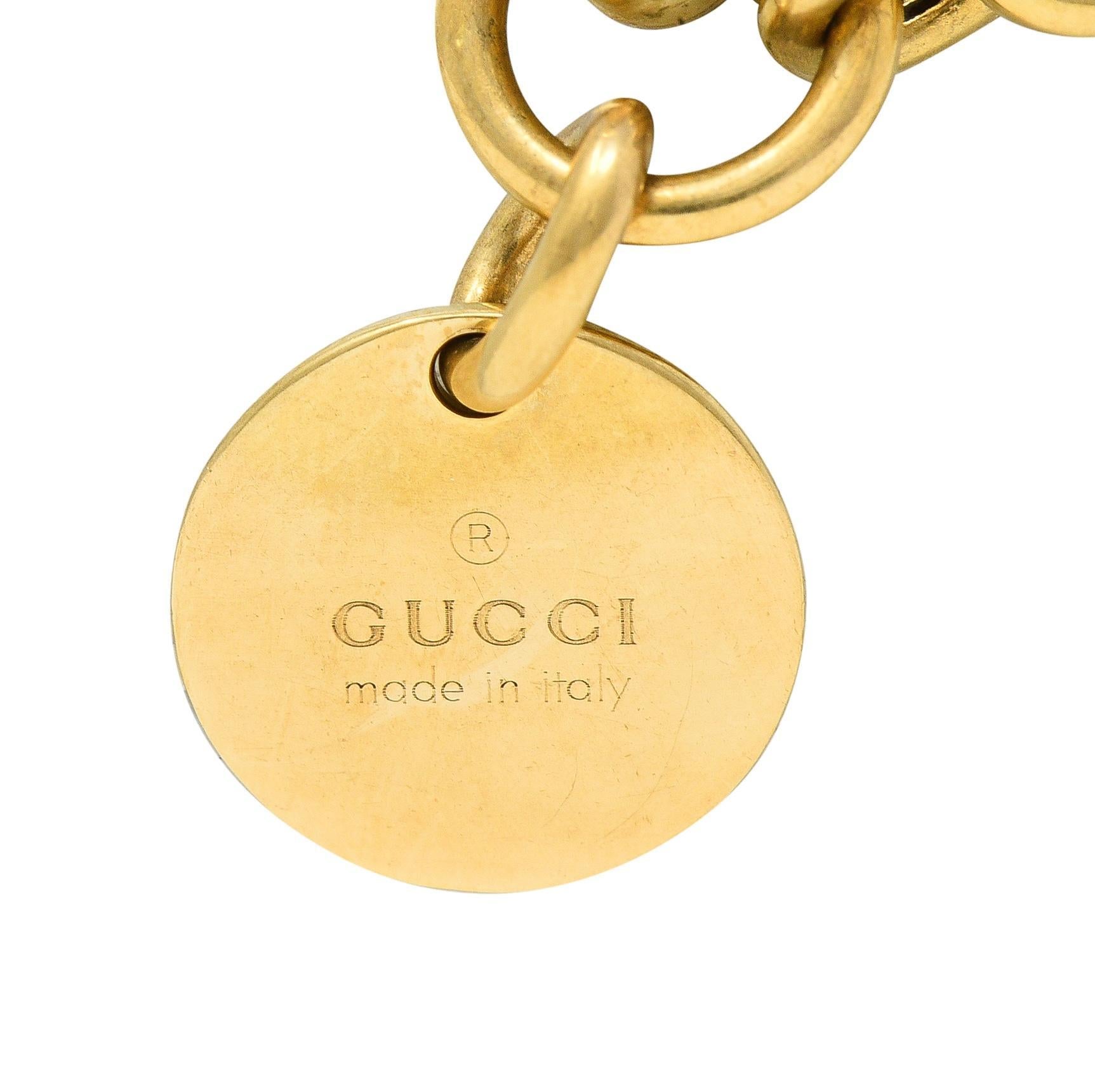 Gucci 18 Karat Yellow Gold Horsebit Pendant Vintage Necklace 3