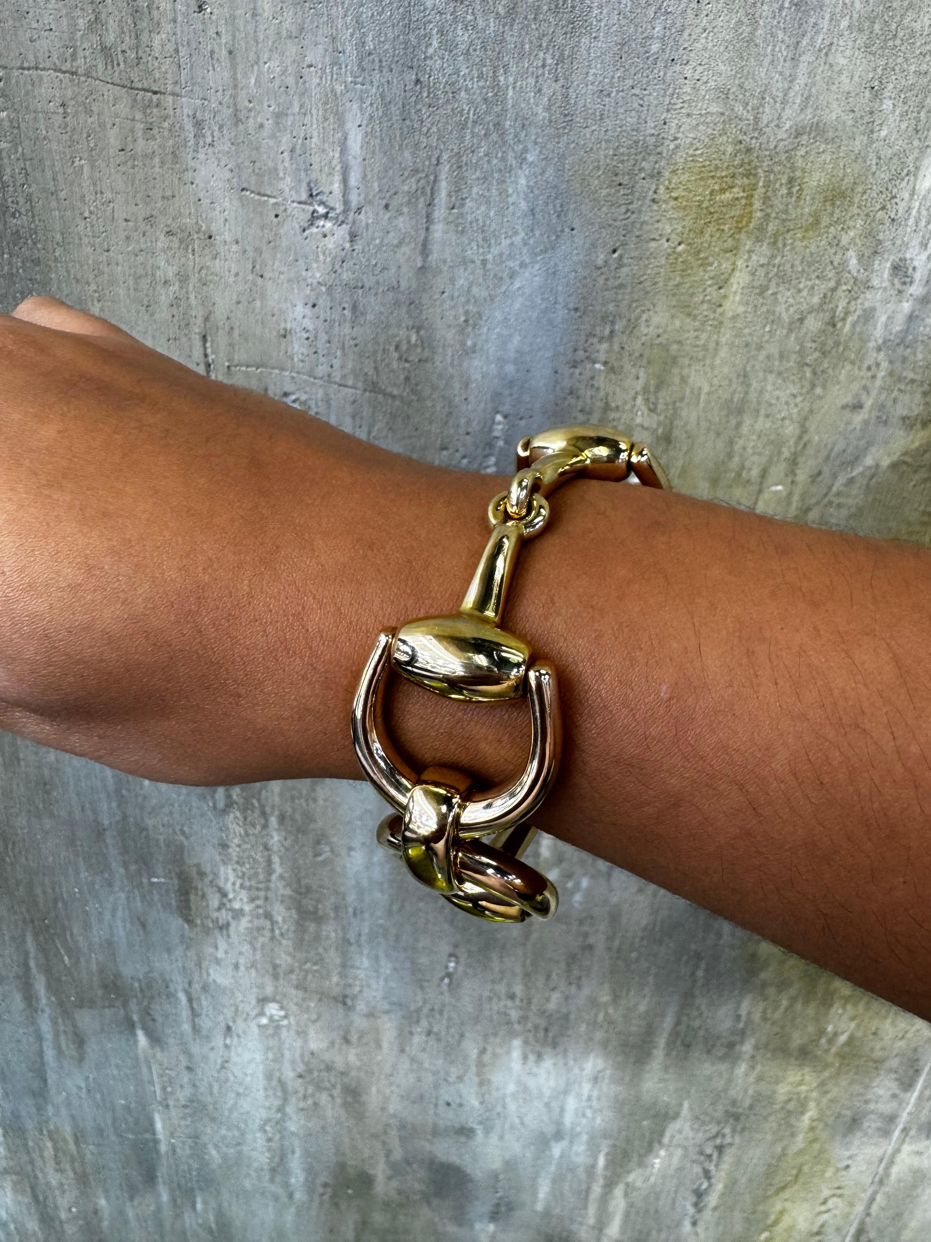 vintage gucci link bracelet