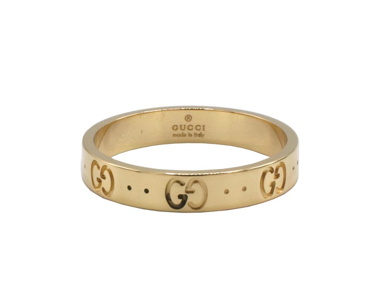 Icon thin band hotsell in white gold gucci