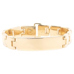 Gucci Bracelet d'identification en or jaune 18 carats