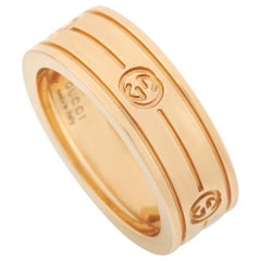 Gucci 18 Karat Gelbgold Ring mit ineinandergreifendem G-Ring
