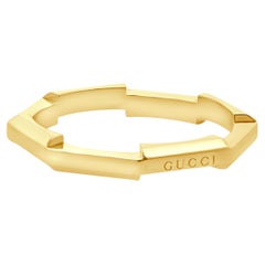 Bracelet empilable en or jaune 18 carats A Link to Love de Gucci