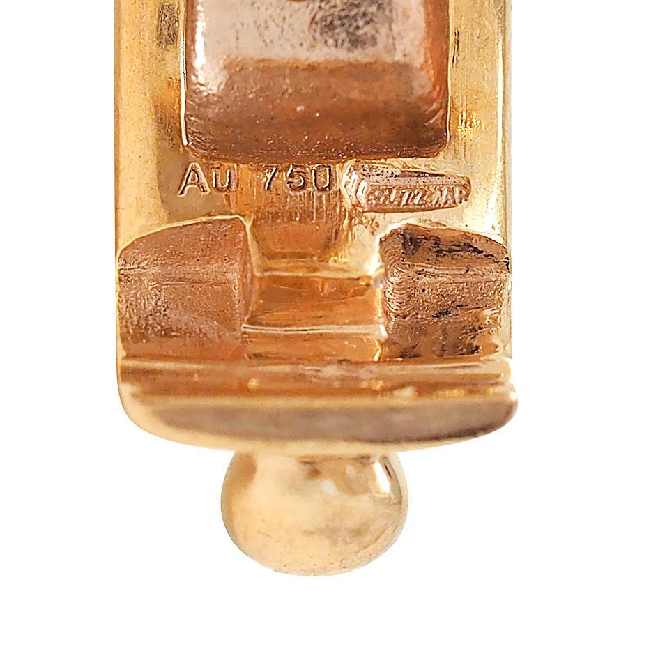 Gucci Bracelet à maillons vintage en or jaune 18 carats en vente 3