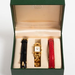 Gucci 1800 with Interchangeable Straps, with Box, Outstanding Condition