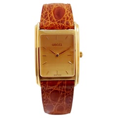 Retro Gucci 18ct Gold Watch