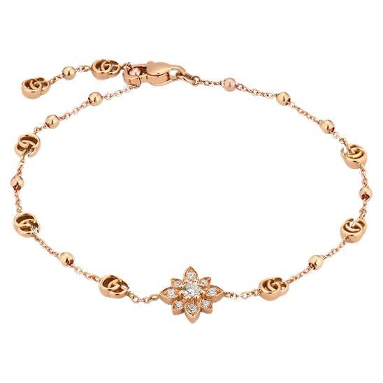 Gucci Bracelet Flora en or rose 18 carats YBA702389001
