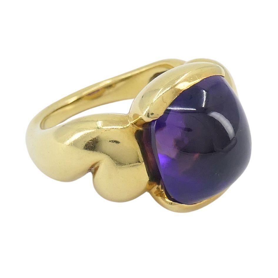 Gucci Bague en or 18k avec améthyste 6.5 Pour femmes en vente