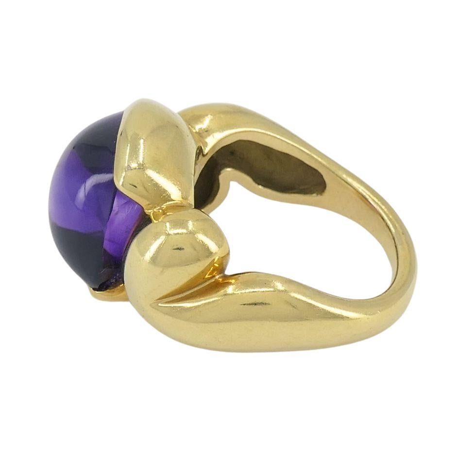 Gucci Bague en or 18k avec améthyste 6.5 en vente 1